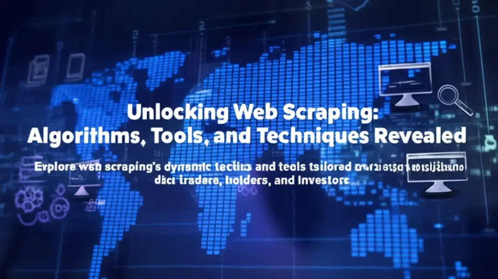 Depiction of digital data movement symbolizing web scraping techniques.