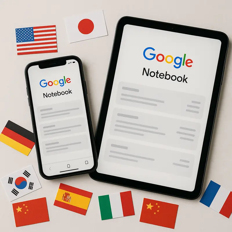 Visual representation of Google NotebookLM’s Discover Sources integration for business research.
