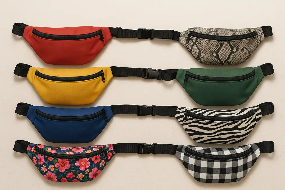Embrace the timeless waist style for your fanny pack.