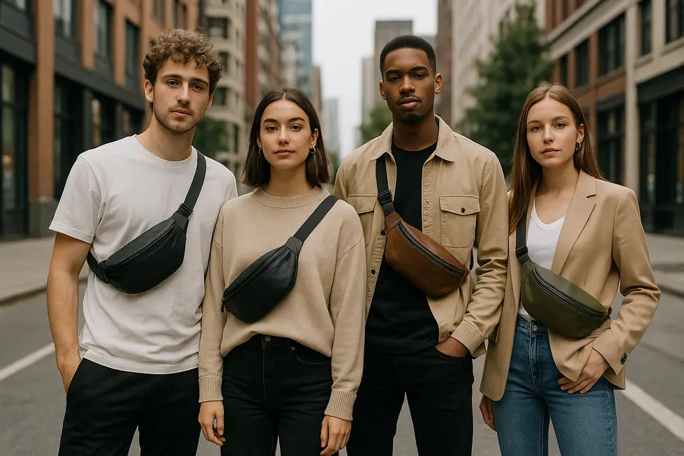 Embrace the timeless waist style for your fanny pack.