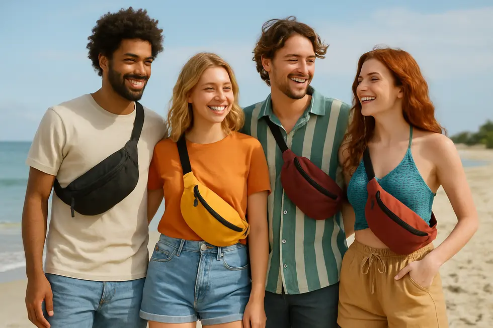 Embrace the timeless waist style for your fanny pack.